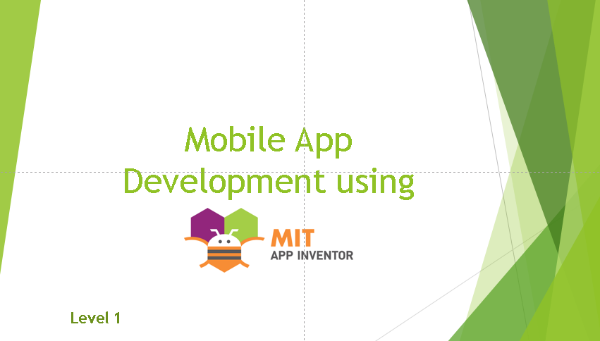 Mobile Development using MIT App Inventor - Level1 OC4K00001